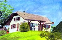 chambres d'hte gite pr vert gerbaix aiguebelette savoie